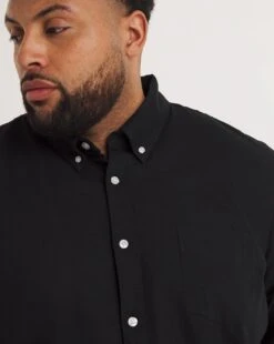 Long Sleeve Oxford Shirt Reg| Black -Wear Lusty Sales Store y08vm963736w