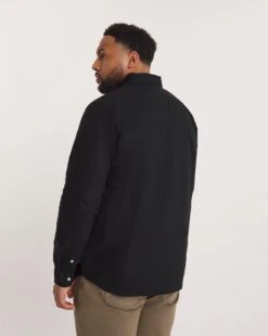 Long Sleeve Oxford Shirt Reg| Black -Wear Lusty Sales Store y08vm963737w