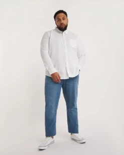 Short Sleve Oxford Shirt Reg| White -Wear Lusty Sales Store y08vm964738w