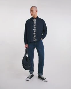 Long Sleeve Oxford Shirt Reg| Navy -Wear Lusty Sales Store y08vm965732w