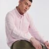 Long Sleeve Oxford Shirt Reg| Pastel Pink