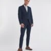 Jack & Jones Franco Suit Trouser 32in Length| Navy Blazer