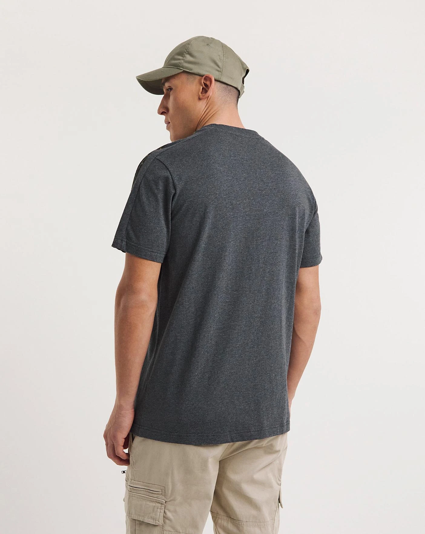 Adidas 3-Stripes T-shirt| Grey 3 Adidas 3-Stripes T-shirt| Grey - Image 3