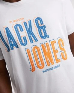 Jack & Jones Coast T-Shirt| White -Wear Lusty Sales Store z08yo579720w