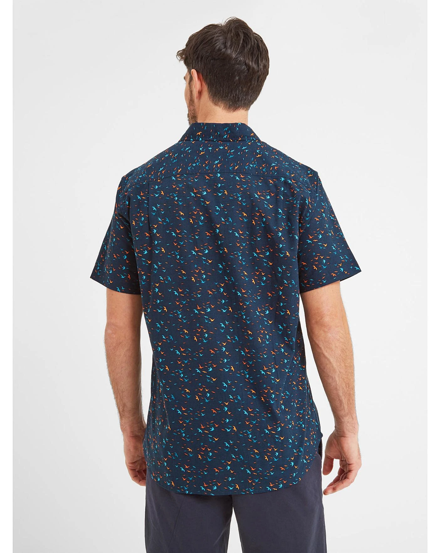 Tog24 Conrad Mens Short Sleeve Shirt| Dark Indigo 4 Tog24 Conrad Mens Short Sleeve Shirt| Dark Indigo - Image 4