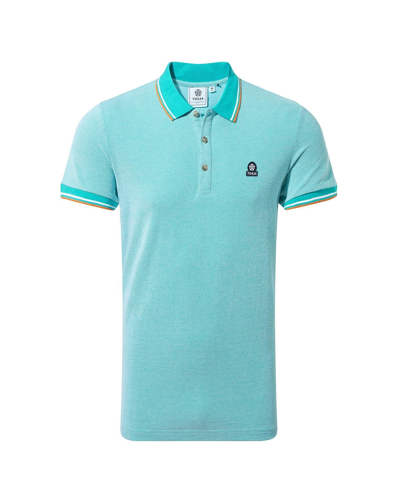 Tog24 Coppul Mens Polo| Sea Green 1 Tog24 Coppul Mens Polo| Sea Green