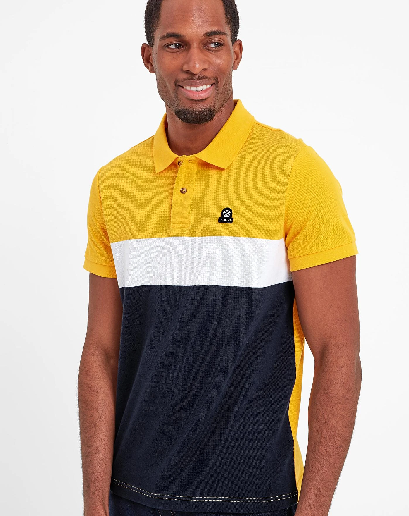Tog24 Charnock Mens Polo| Bright Yellow 3 Tog24 Charnock Mens Polo| Bright Yellow - Image 3